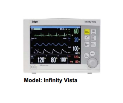 11. Monitor theo dõi bệnh nhân 5 thông số Infinity Vista XL
